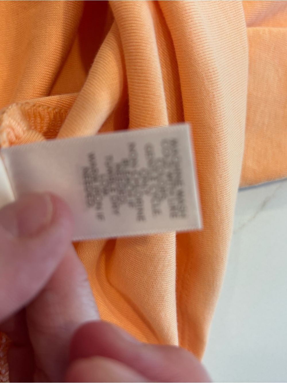 J. Jill Pima V-Neck Tank in Peach - Picture 4 of 4